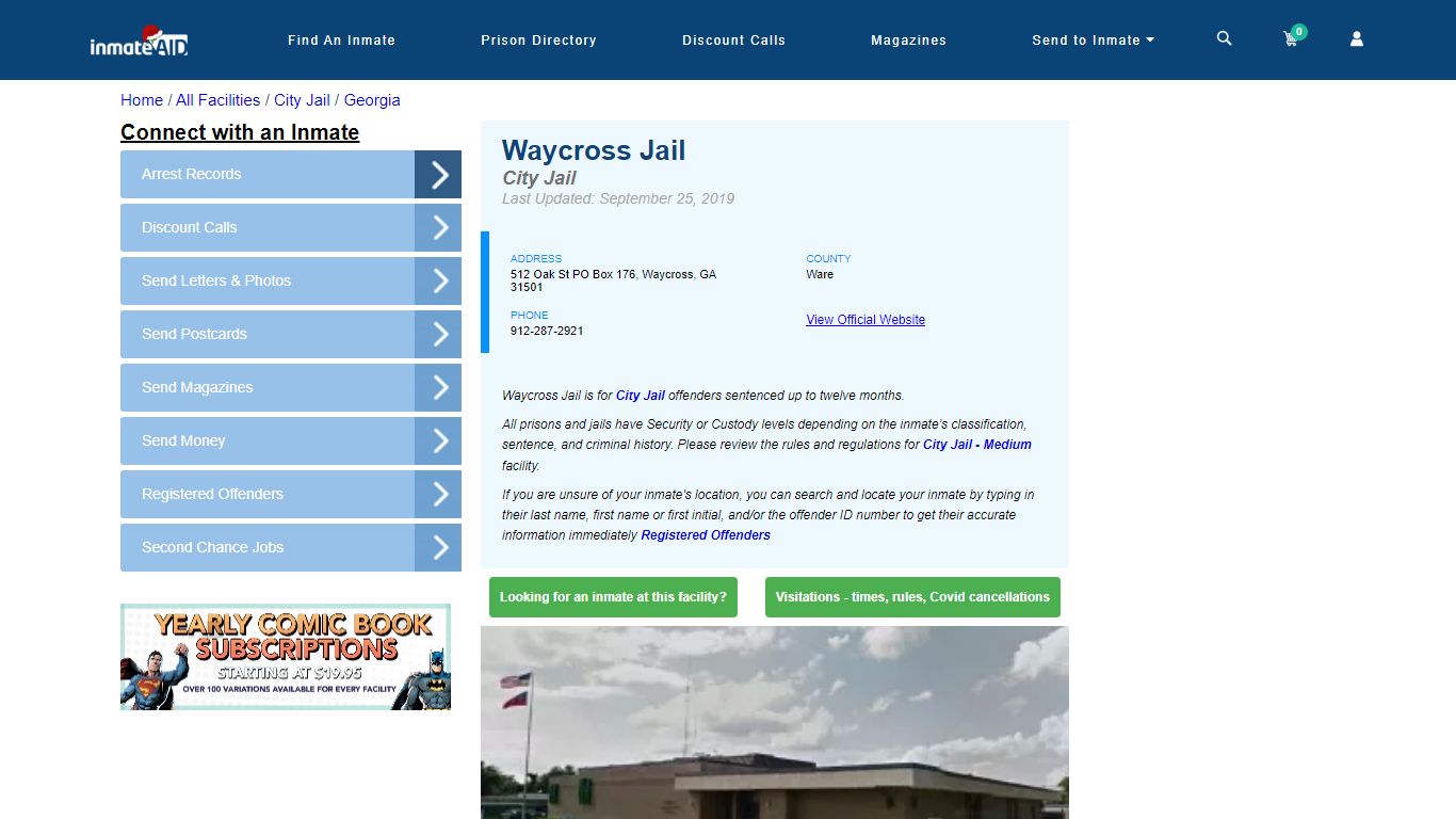Waycross Jail | Inmate Locator
